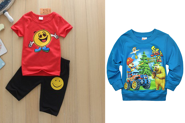 Máquina de cortar roupas infantis