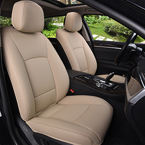 Capa de assento de carro em tecido de couro