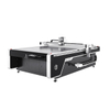 Máquina de corte de couro PU artificial com faca CNC